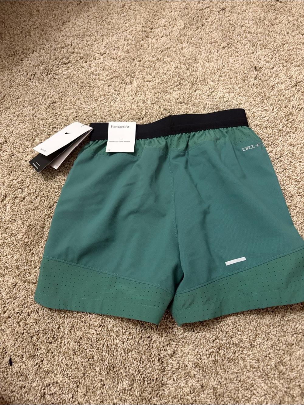 Nike Boys Performance Shorts with Black Waistband - Picture 2 of 5